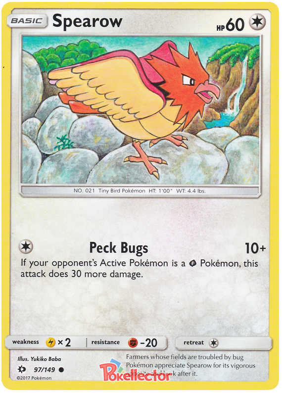 Sun and Moon Sun & Moon - 097 Spearow