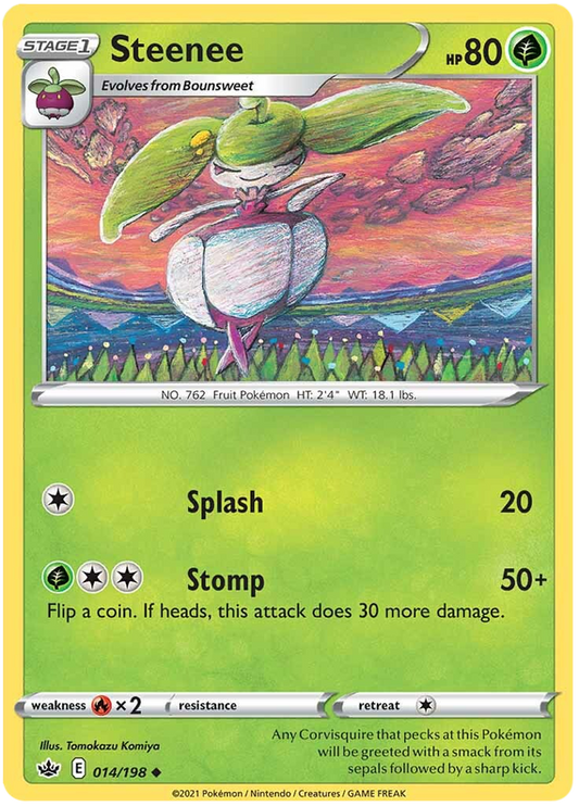 Sword and Shield Chilling Reign 014  Steenee