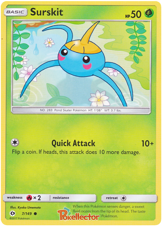Sun and Moon Sun & Moon - 007 Surskit