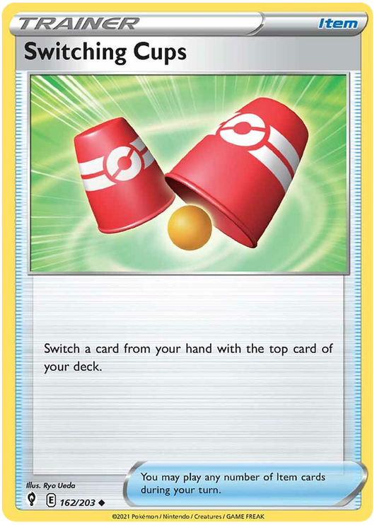 Sword and Shield Evolving Skies 162  Switching Cups