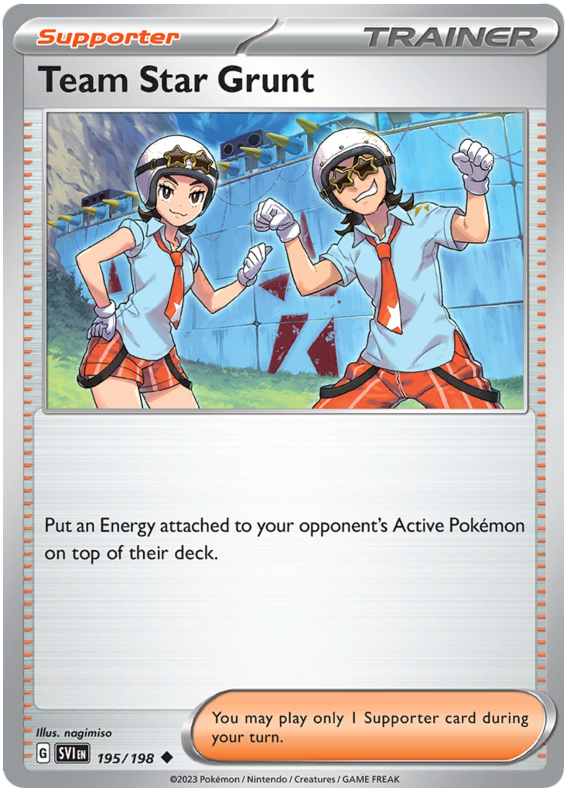 Scarlet and Violet Scarlet & Violet - 195 Team Star Grunt