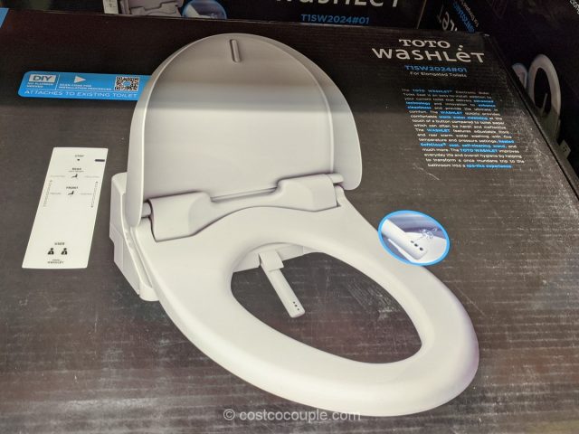 TOTO WASHLET T1SW2024 Electronic Bidet Seat with Remote, Elongated, White - alternate view