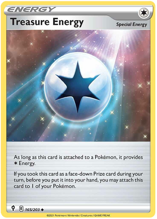 Sword and Shield Evolving Skies 165  Treasure Energy