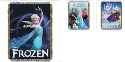 Frozen Tapestry Throw Assorted Style Choose Your