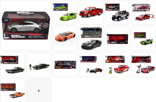 Jada Diecast 1:24 Assorted Style - Choose Yours
