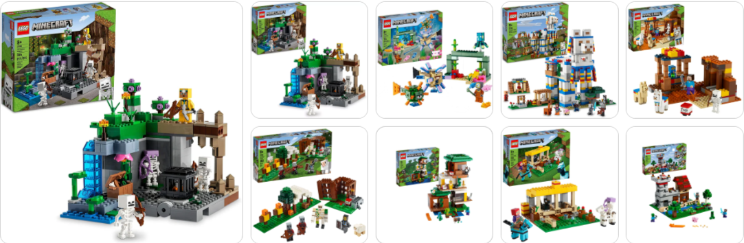 Lego Minecraft Assorted Set - Choose Yours
