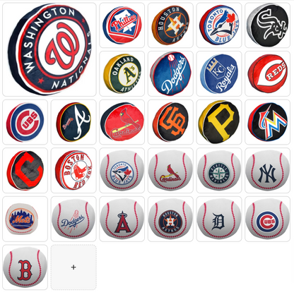 MLB Cloud Pillow Assorted Size & Team - Choose Yours