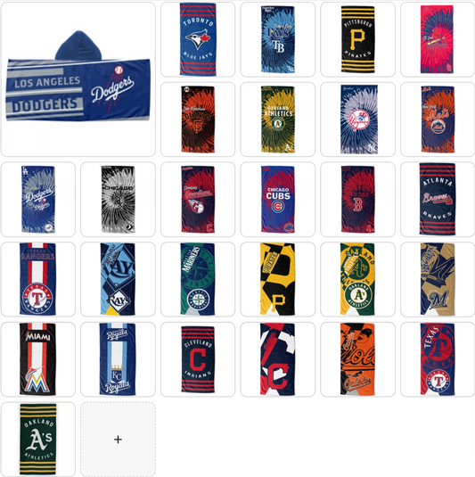 MLB Towel Assorted Style / Size / Team Choose Your
