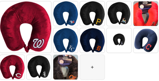 MLB Travel Neck Pillow - Choose Your Team