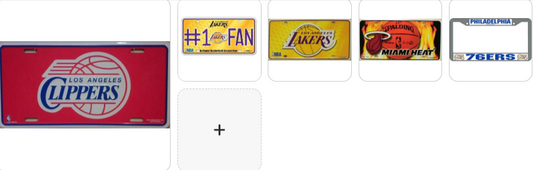 NBA Team License Plate Assorted Team & Style Choose Your