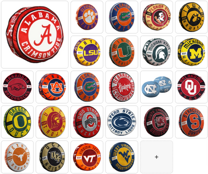 NCAA 15" Cloud Pillow Choose Your Team