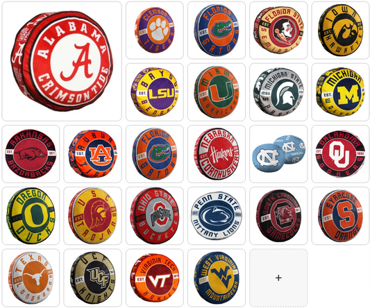NCAA 15" Cloud Pillow Choose Your Team