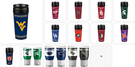 NCAA Official Team Tumbler - Assorted Team & Style Choose your