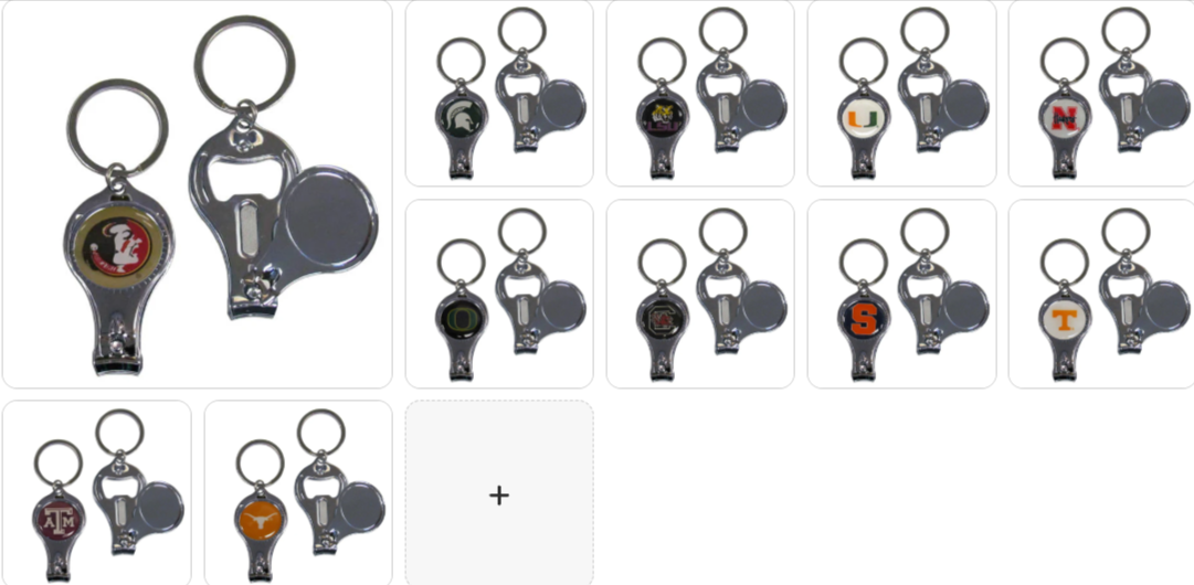 NFL Team Keychain Bottle Opener   Choose  Your