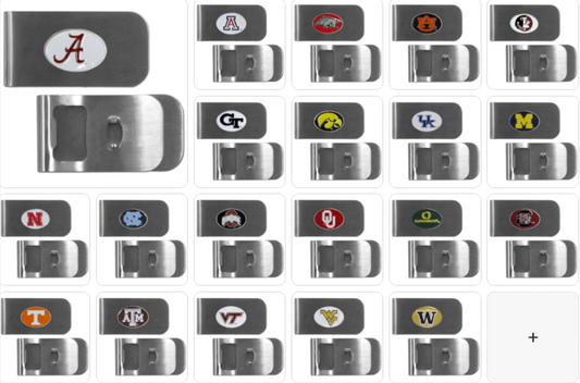 NCAA Team Money Clip Bottle Opener - Assorted Teams Choose Your
