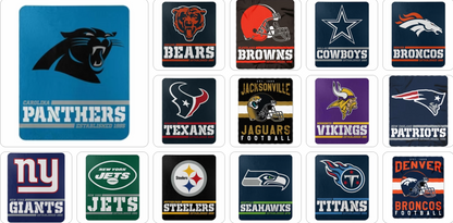 NFL 50" x 60" Fleece Blanket Assorted Teams Choose Yours