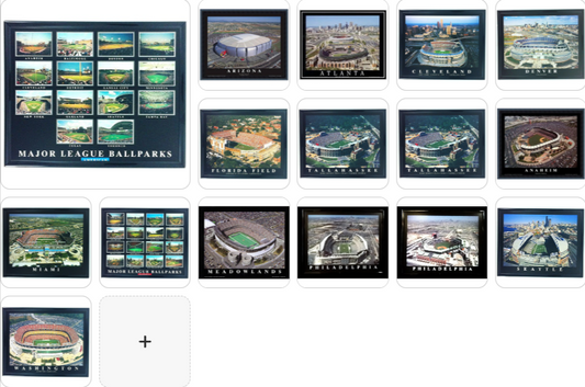 NFL/MLB/NCAA  8"x10" Field Stadium Poster Print Framed