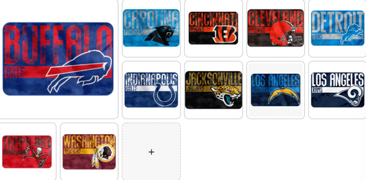 NFL Official Team Memory Foam Mats - Assorted Team Choose your