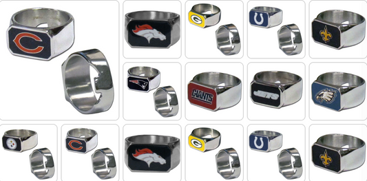 NFL Official Team Ring/Bottle Opener - Assorted Team Choose your