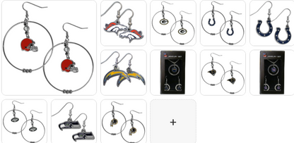 NFL Team Earring- Assorted Teams & Style Choose Your
