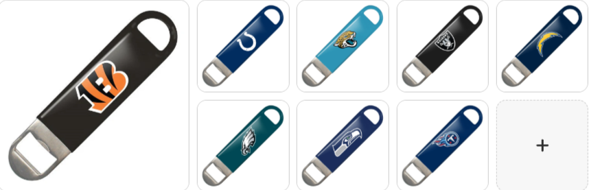 NFL Team Longneck Bottle Opener - Assorted Teams Choose Your