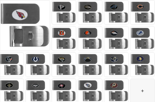 NFL Team Money Clip Bottle Opener - Assorted Teams Choose Your