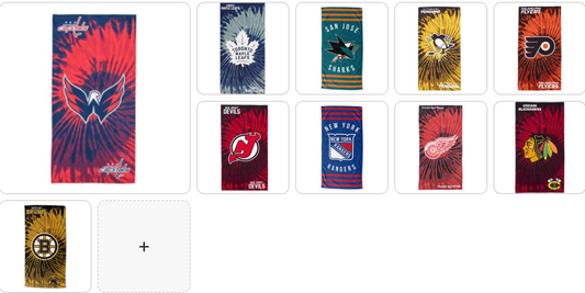NHL Beach Towel 30"x60" Assorted Team Choose Your