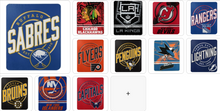 تحميل الصورة إلى عارض المعرض، NHL Campaign Fleece Blanket 50"x60" Assorted Teams Choose Yours
