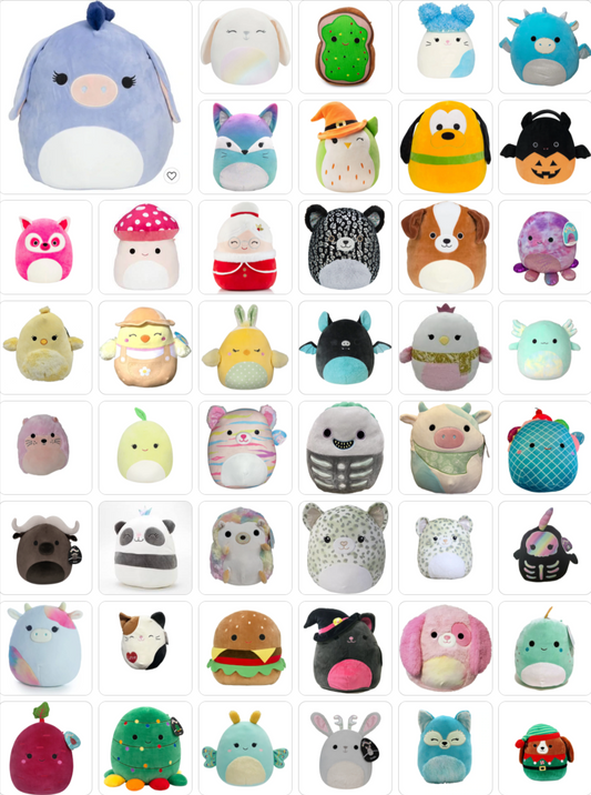 Original Kellytoys Squishmallows 12" Plush - Choose Your Style