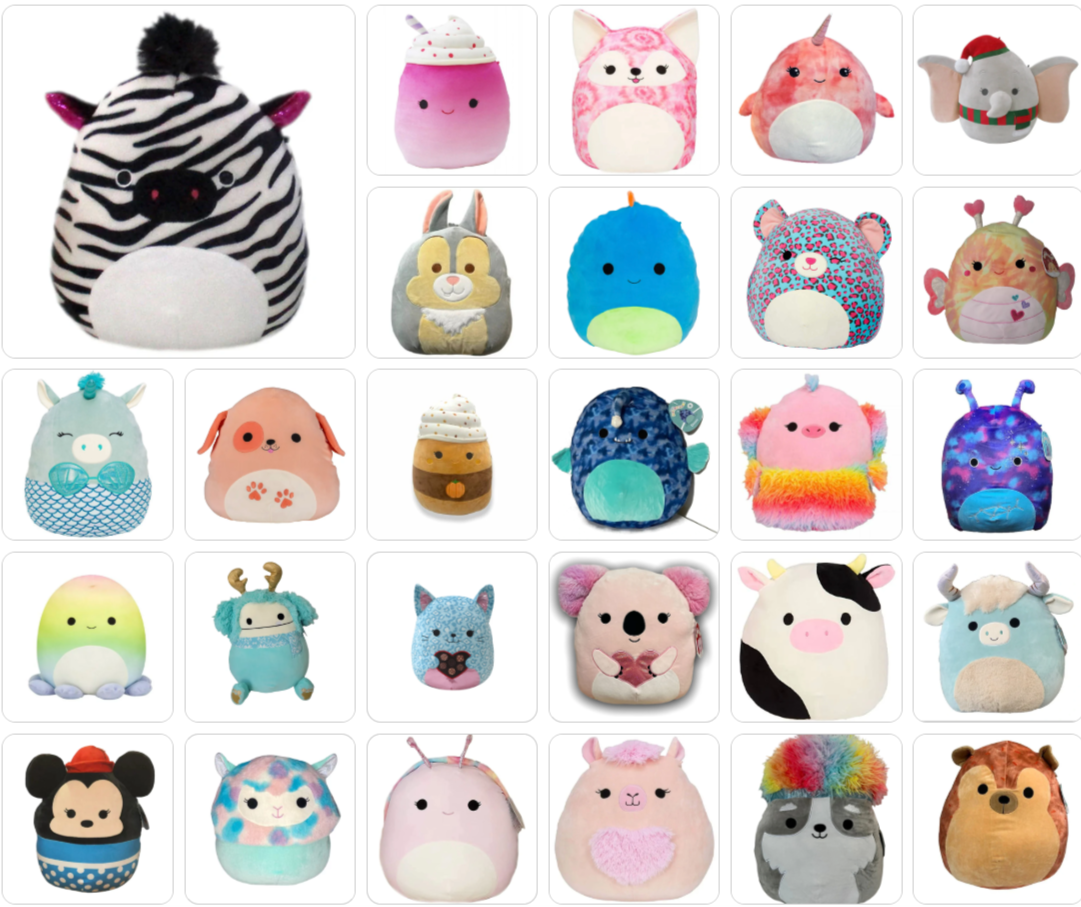 Original Kellytoys Squishmallows 16" Plush - Choose Your Style