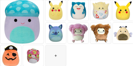 Original Kellytoys Squishmallows 20" Plush - Choose Your Style
