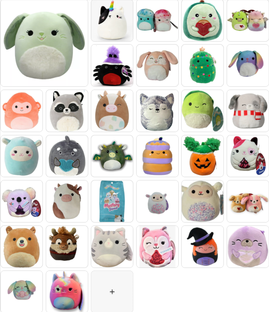 Original Kellytoys Squishmallows 5" Plush - Choose Your Style
