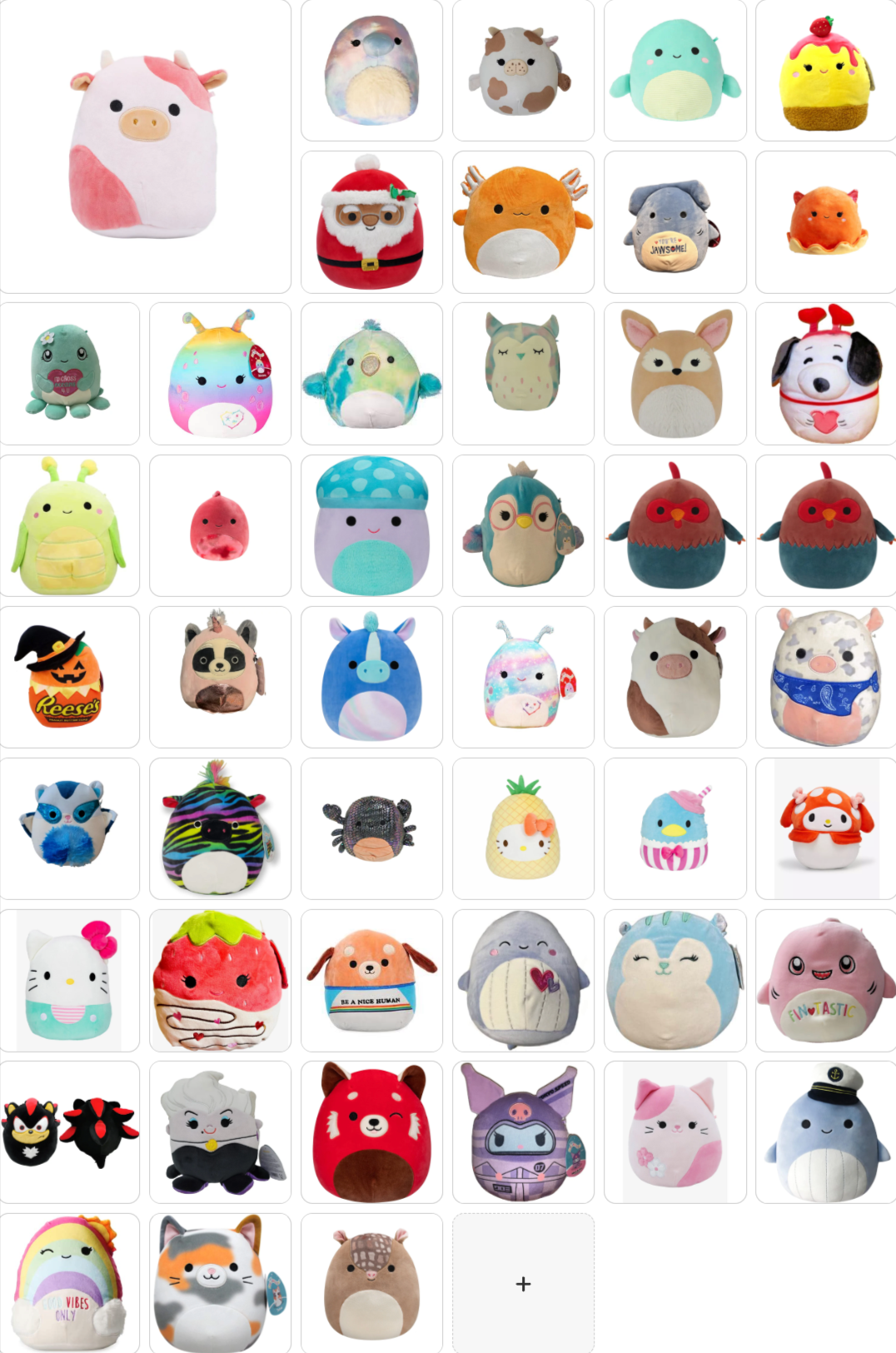 Original Kellytoys Squishmallows 8 Inch Plush - Choose Your Style