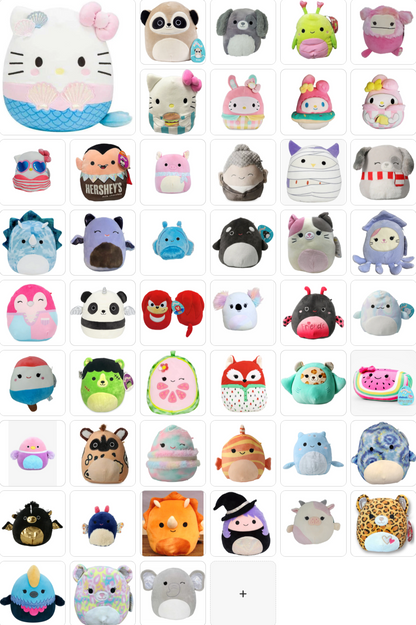 Original Kellytoys Squishmallows 8 Inch Plush Toy - Choose Your Style
