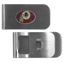 Load image into Gallery viewer, NFL Team Money Clip Bottle Opener - Assorted Teams Choose Your
