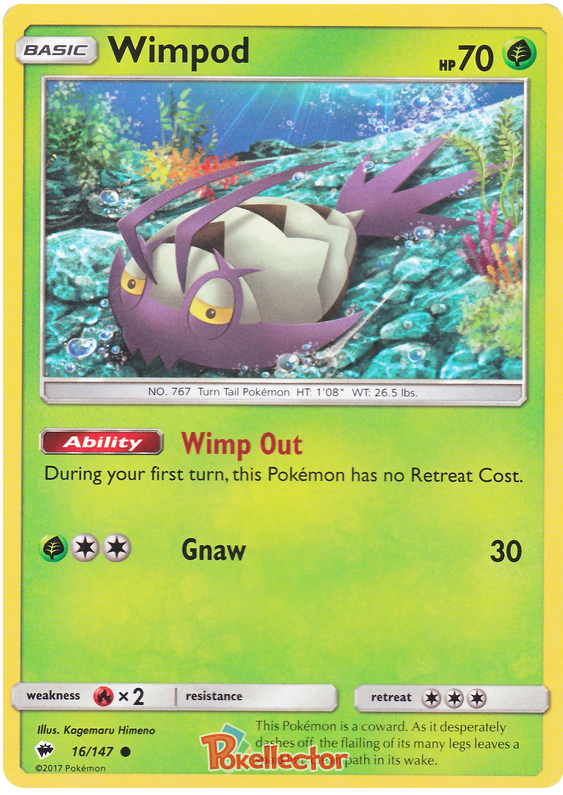 Sun and Moon Burning Shadows - 016 Wimpod