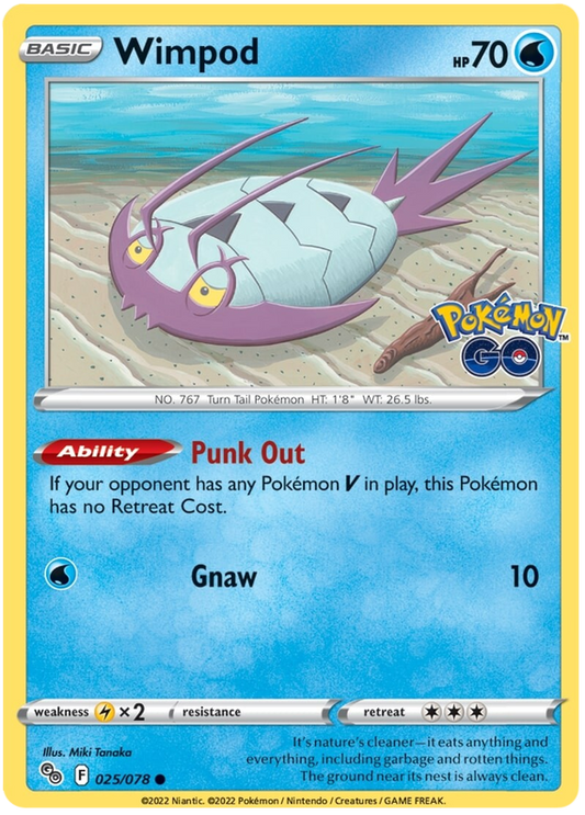 Sword and Shield Pokemon Go 25  Wimpod