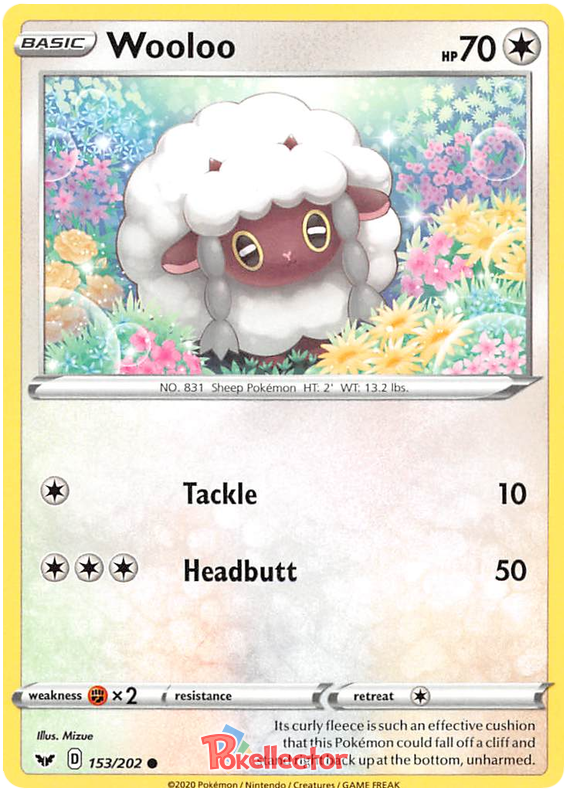 Sword and Shield Sword & Shield 153  Wooloo