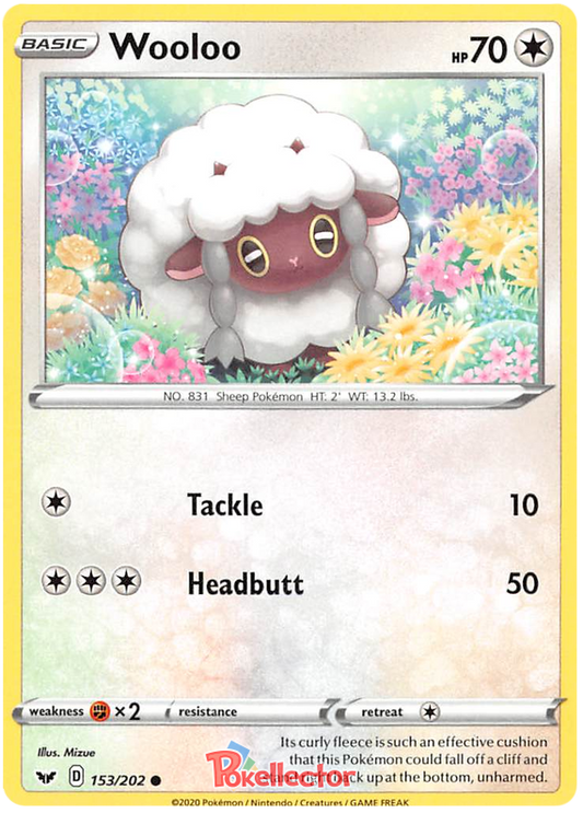 Sword and Shield Sword & Shield 153  Wooloo
