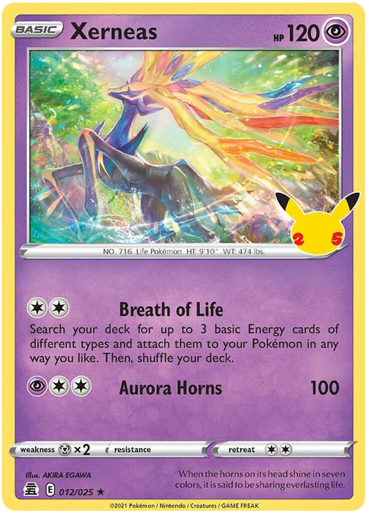 Sword and Shield Celebrations 12  Xerneas