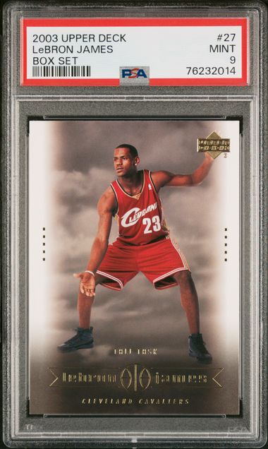 2003 Upper Deck LeBron James Box Set #27 PSA 9 Cleveland Cavaliers