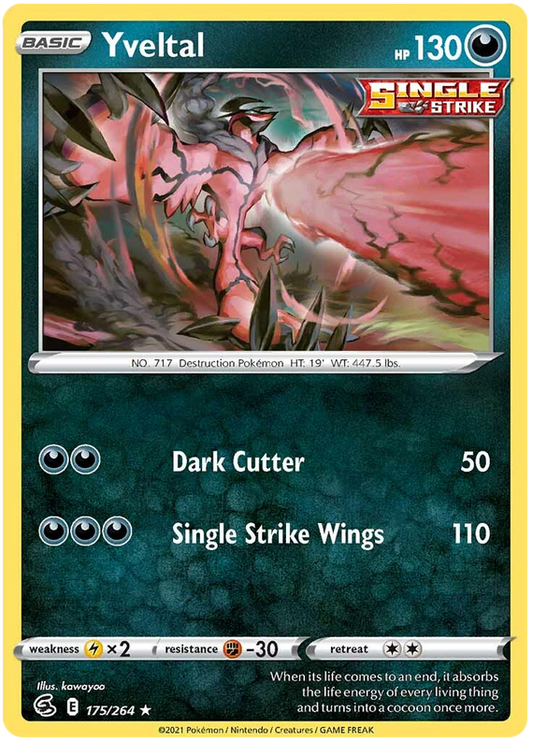 Sword and Shield Fusion Strike 175  Yveltal