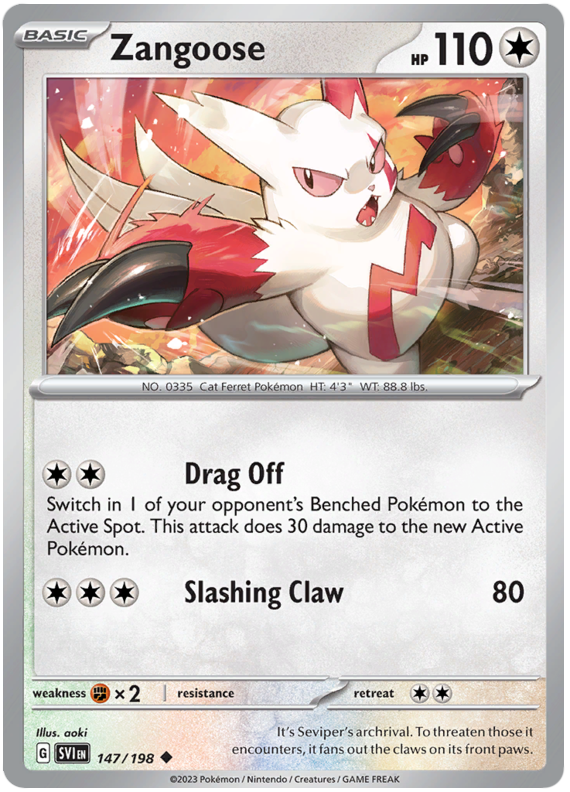 Scarlet and Violet Scarlet & Violet - 147 Zangoose