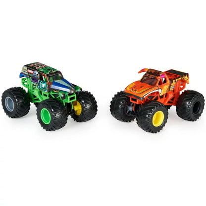 Monster Jam Grave Digger Vs. El Toro Loco - 1:64 Scale Monster Trucks - walk-of-famesports