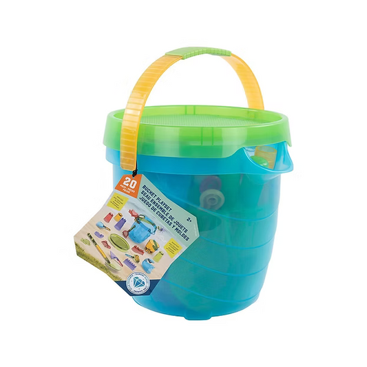 20-Piece Sand and Beach Bucket Playset