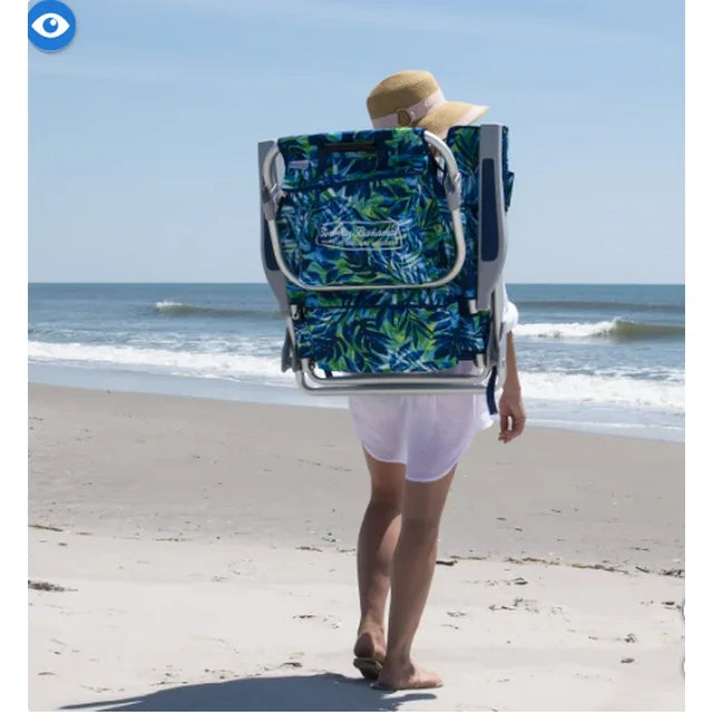 Tommy Bahama Beach Chair - Blue Leaves