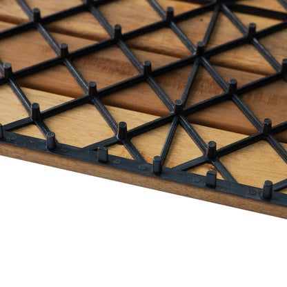 Nordic Wood Modular Wood Tiles 12" x 12"