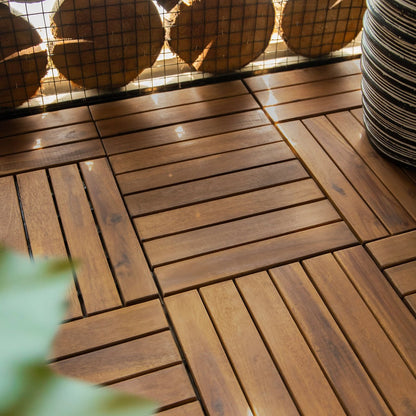 Nordic Wood Modular Wood Tiles 12" x 12"