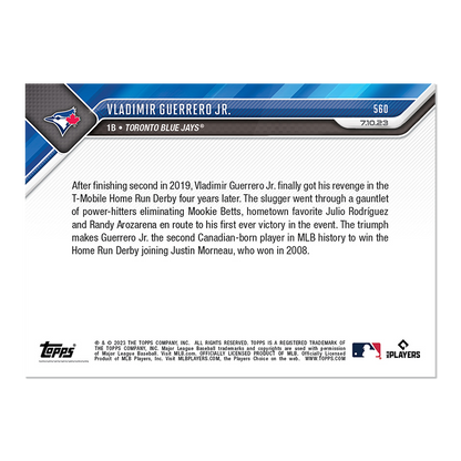 Vladimir Guerrero Jr. - 2023 MLB TOPPS NOW® Card 560 - PR: 1873 - walk-of-famesports