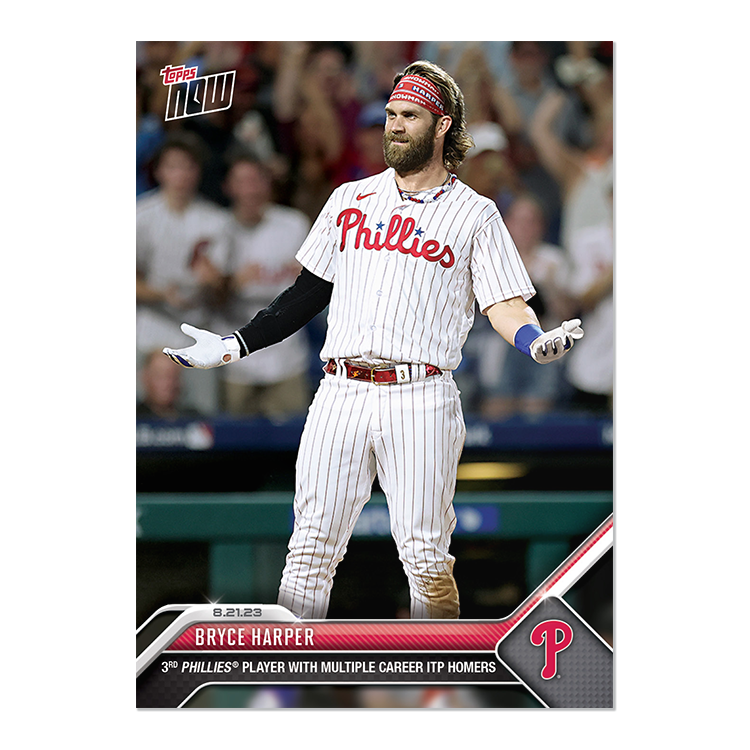 Bryce Harper - 2023 MLB TOPPS NOW® Card 742 - PR: 2118 - walk-of-famesports